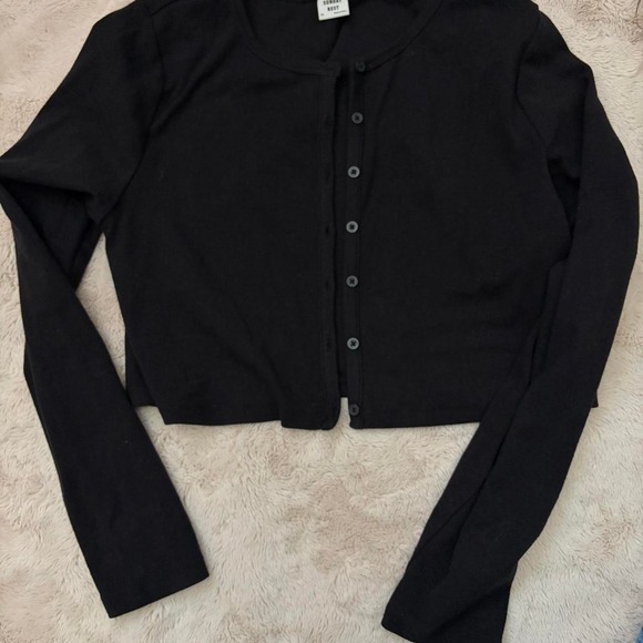Aritzia Sweaters - Sunday best black cardigan Size 1X